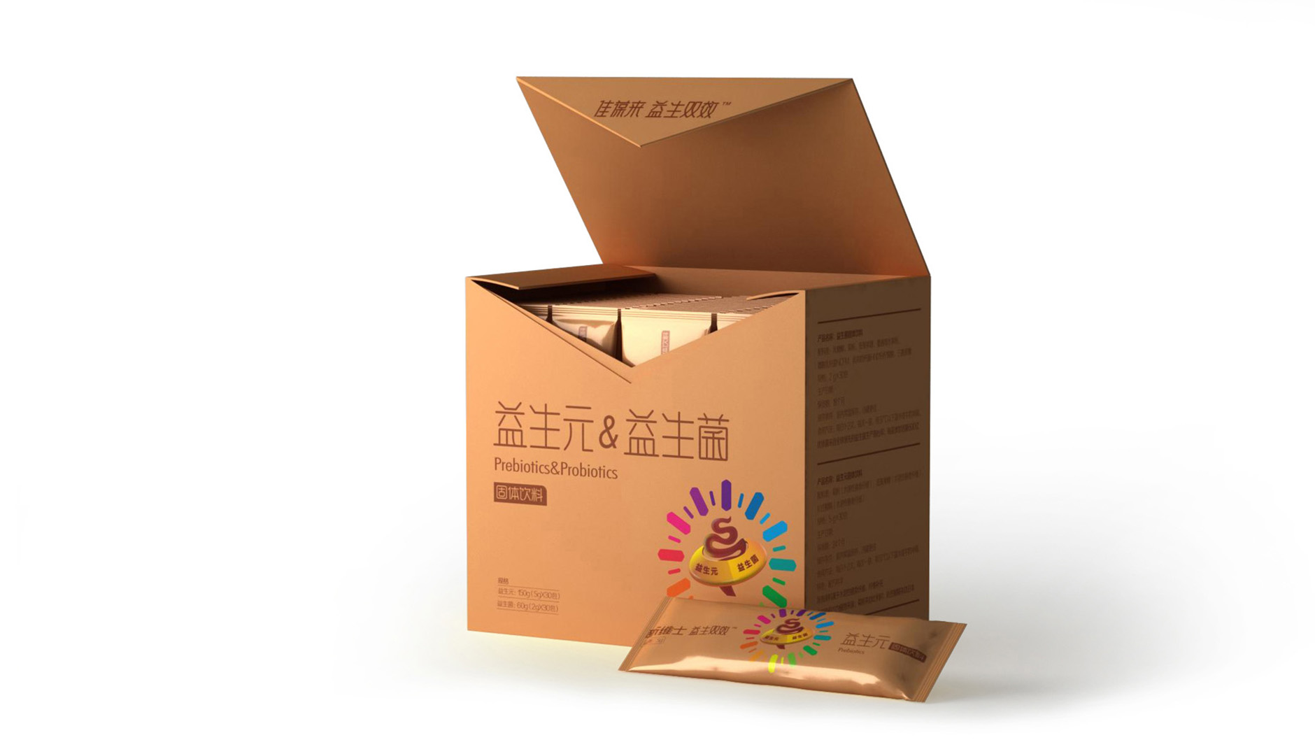 營養(yǎng)品包裝設(shè)計(jì)直觀的功能展示可以刺激消費(fèi)者的購買欲